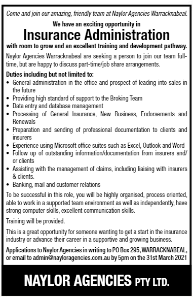 NAYLOR AGENCIES