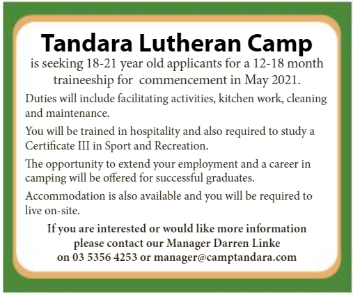tandara lutheran camp