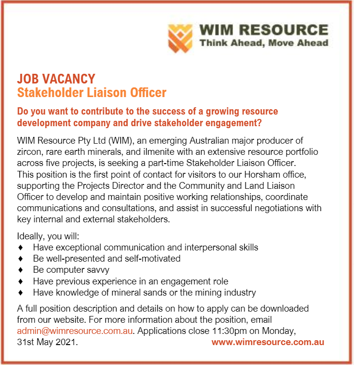 stakeholder liaison officer