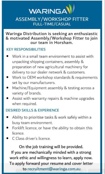 assembly-workshop fitter