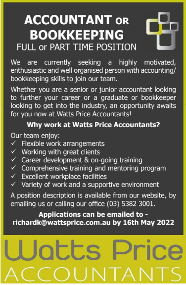 accountant or bookkeeping