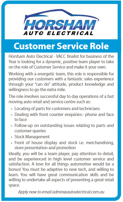 Customer Service Role