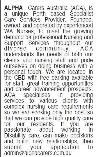 Disability care