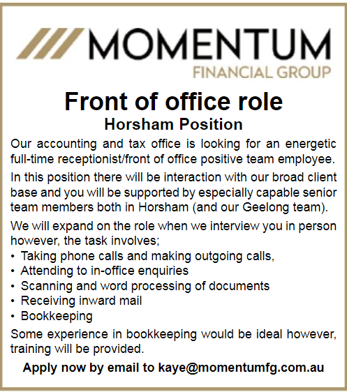 Front office role