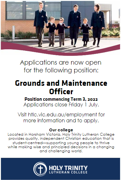 Grounds and Maintenance Officer