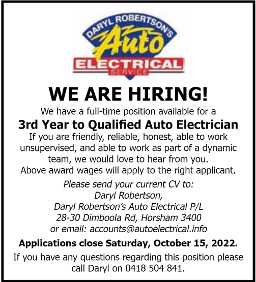 Auto Electrician jobs in australia