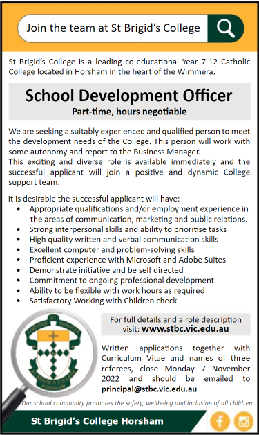 School Development Officer