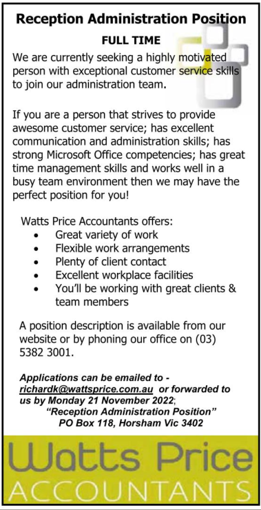 Reception Administration Position-jobsaussie